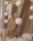 Handmade Elephants baby mobile-7