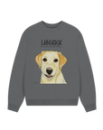 Will Sit for Snacks: The Yellow Labrador Oversized Sweatshirt