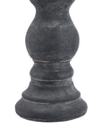 Elegant Amalfi Grey Column Candle Holder | Compact & Stylish