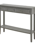 Grey Tone Two Drawer Console Table