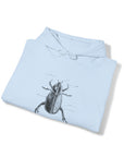 Graphic Insect Print Unisex Hooded Sweatshirt
