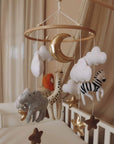 Handmade Safari baby mobile-4