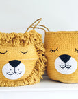 Yellow Lioness Basket - Large