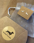 Sterling Silver Dachshund Earrings