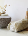 Beige Striped organic cotton wrap