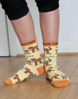 CARING CHEETAHS ORGANIC COTTON KIDS SOCKS