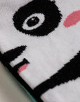 Luxury unisex panda mismatched socks, premium cotton blend, cozy animal print, best-selling novelty gift, trending festive style by Body and I at brixbailey.com