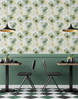 Green Clover Watercolor Wallpaper