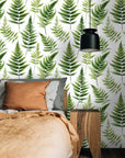 Green Fern Botanical Wallpaper