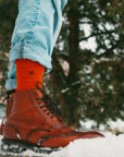 Classic Red Bamboo Socks (Comfort Cuff)