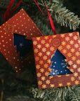 Snowflake Sock Box - 1 Pair of Bamboo Socks (His)