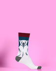 Luxury mix and match animal print socks, pack of 4, stylish and comfortable, premium cotton blend, trendy mismatched designs by Body and I at brixbailey.com