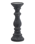 Grey Column Candle Holder for Modern Interiors