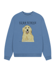 Golden Retriever Vibes: Sustainable Women's Oversized Sweatshirt