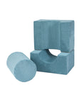 Turquoise Velvet Play Shape Set with Three Pieces