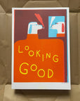 Looking Good Dog risograph print (A3)
