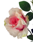 Pack of 6 x 80cm Artificial Pink Rose Stem - 18 flowers-3