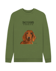 Mischievous Hot Dog Sweatshirt – For the Fearless Doxie Fans!