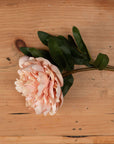 Lifelike artificial peach peonies with realistic petals and buds, perfect for home decor (94 characters) by sostter at brixbailey.com