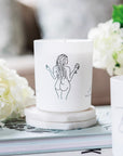 Powerhouse Natural Wax Glass Candle