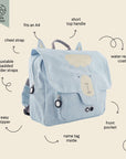 Adventure Ready School Bag with Alpaca Design