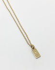 Initial Tag Necklace