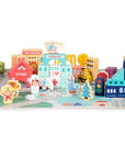 Wooden City Building Blocks Set 121 Pieces