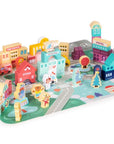 Wooden City Building Blocks Set 121 Pieces