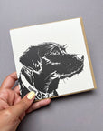 Labrador Puppy Letterpress Card