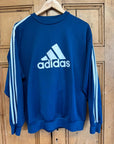 Vintage 90s Adidas Spell Out Jumper Sweater Sweatshirt Top mens Large