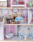 Wooden Dollhouse Emily with LED Lights