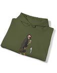 Graphic Print Unisex Hooded Sweatshirt