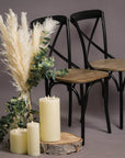 Cream Pampas Grass Stem Natural Boho Accent