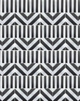 Black geometric porcelain tile, premium anti-slip outdoor indoor tile, stylish durable 20x20cm black white porcelain tile by Maria Starling Design at brixbailey.com