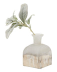 Aged Brass Candle Holder Vase | Elegant Burnished Finish
