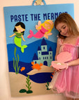 Paste The Mermaid Felt Play Board-Magical Sensory Dress up activity for kids | The Playmakers Co