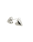 Simply Heart Silver Stud Earrings