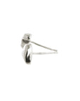 Simply Heart Silver Stud Earrings
