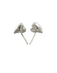 Simply Heart Silver Stud Earrings