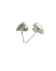 Simply Heart Silver Stud Earrings