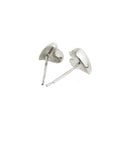 Simply Heart Silver Stud Earrings