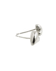 Simply Heart Silver Stud Earrings