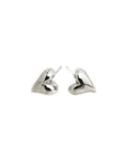 Simply Heart Silver Stud Earrings