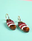 Pigs in Blankets Hoop Earrings