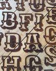 Rusty 5" Carnival Metal Letters A-Z