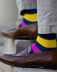 Neon Stripe Bamboo Socks