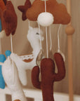 Handmade Lama baby mobile-10