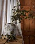 Lifelike autumn stem with amber and burgundy foliage, 38-inch faux foliage for seasonal decor by sostter at brixbailey.com