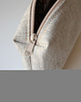 LORNA Makeup Bag - White Sand