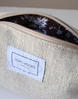 LORNA Makeup Bag - White Sand